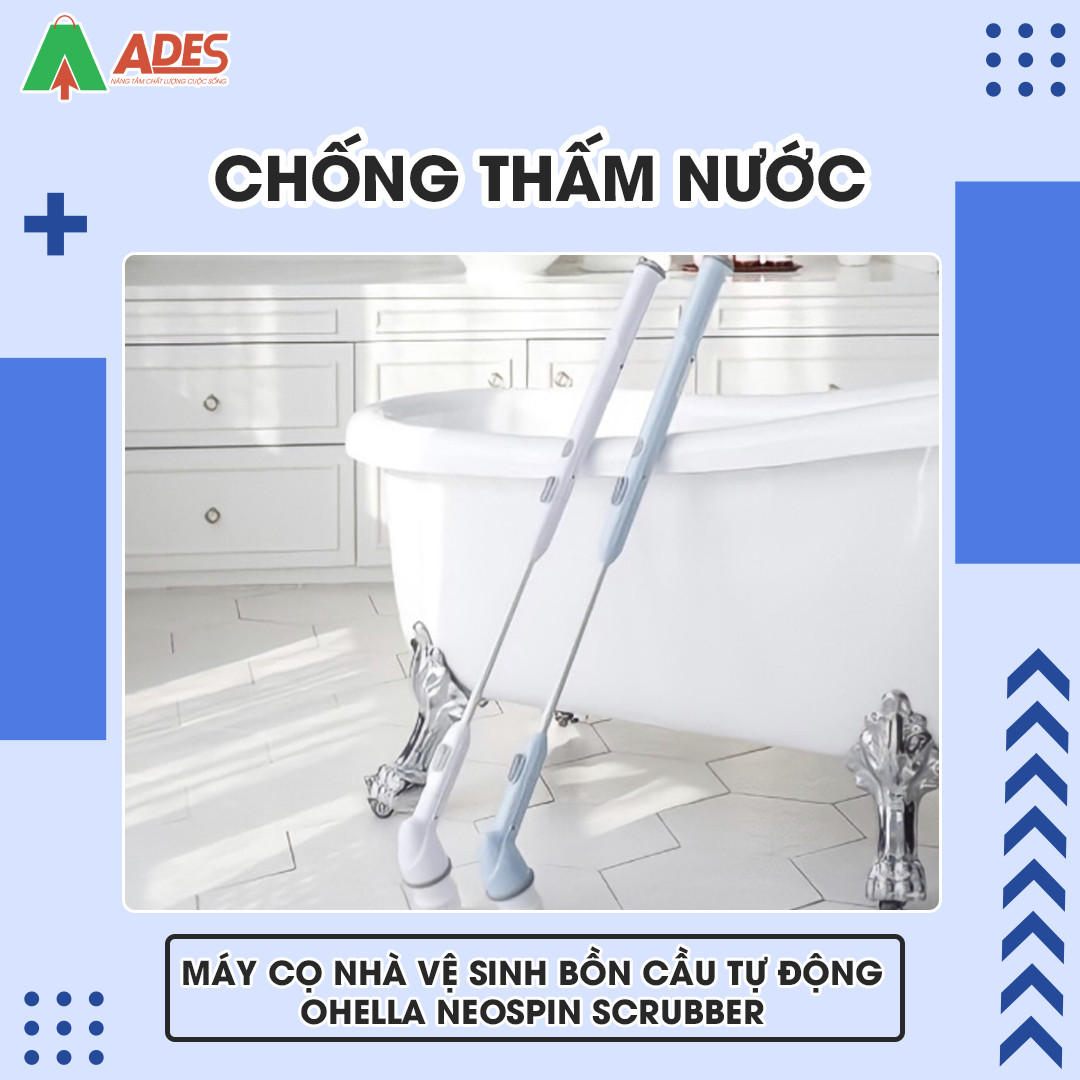 May co rua toilet tu đong Ohella Neospin Scrubber